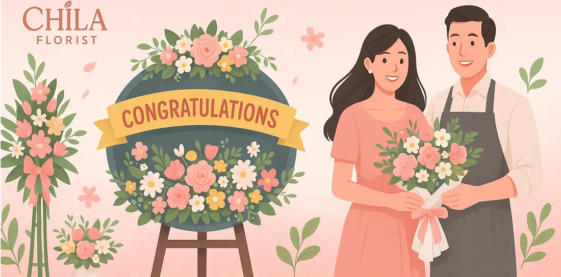 Toko Bunga Sindang Jaya Murah - Jual Karangan Bunga, Papan Ucapan & Krans Duka